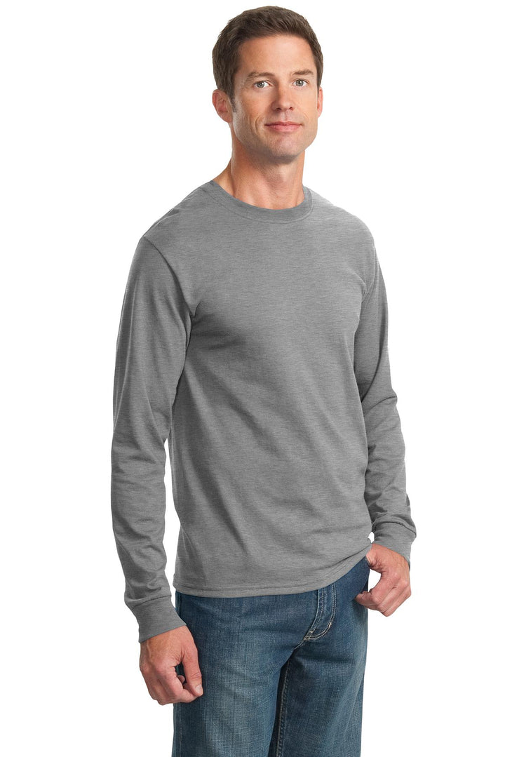 Oxford Jerzees - Dri-Power 50/50 Cotton/Poly Long Sleeve T-Shirt. 29LS