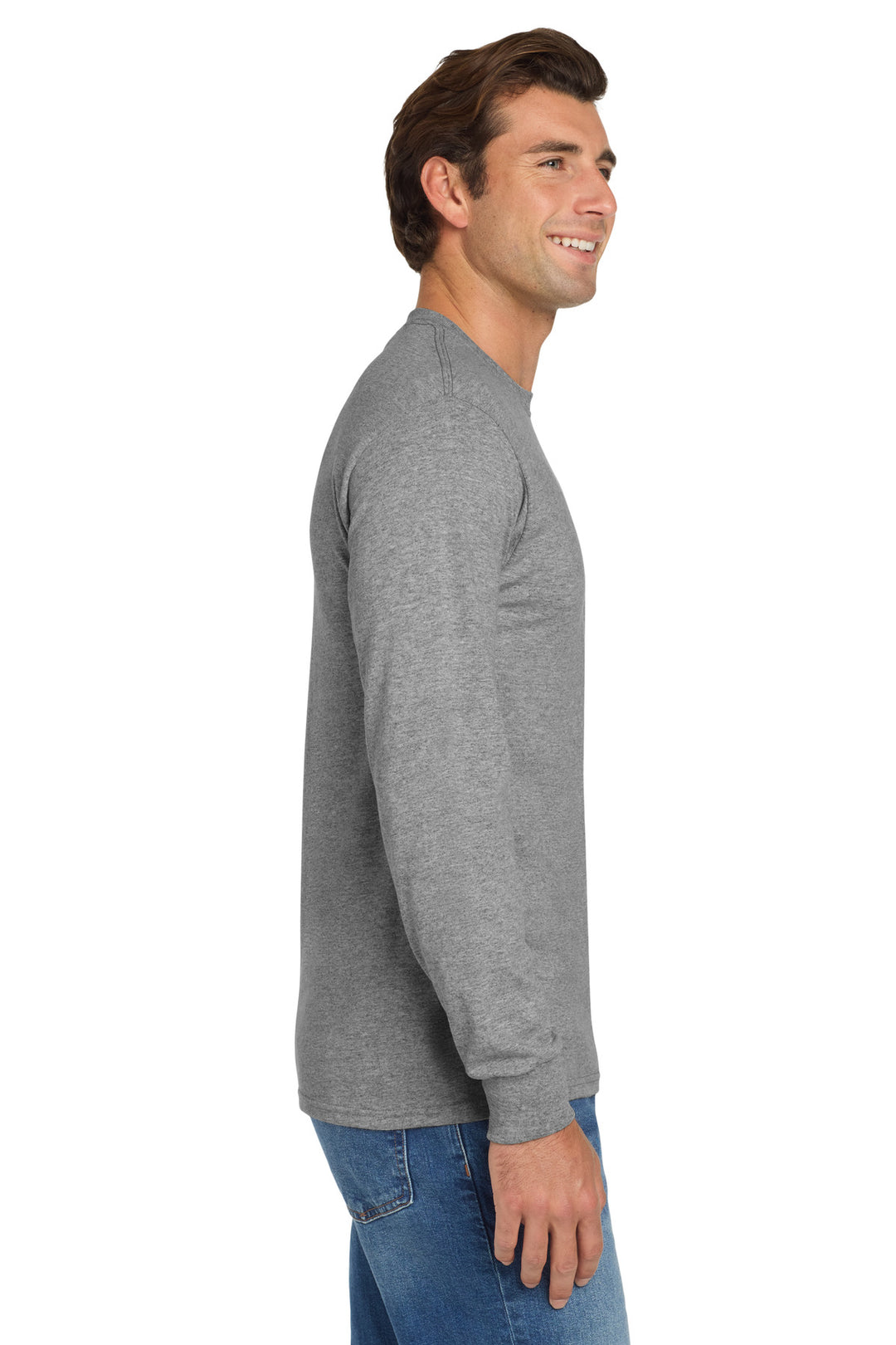 Oxford Jerzees - Dri-Power 50/50 Cotton/Poly Long Sleeve T-Shirt. 29LS