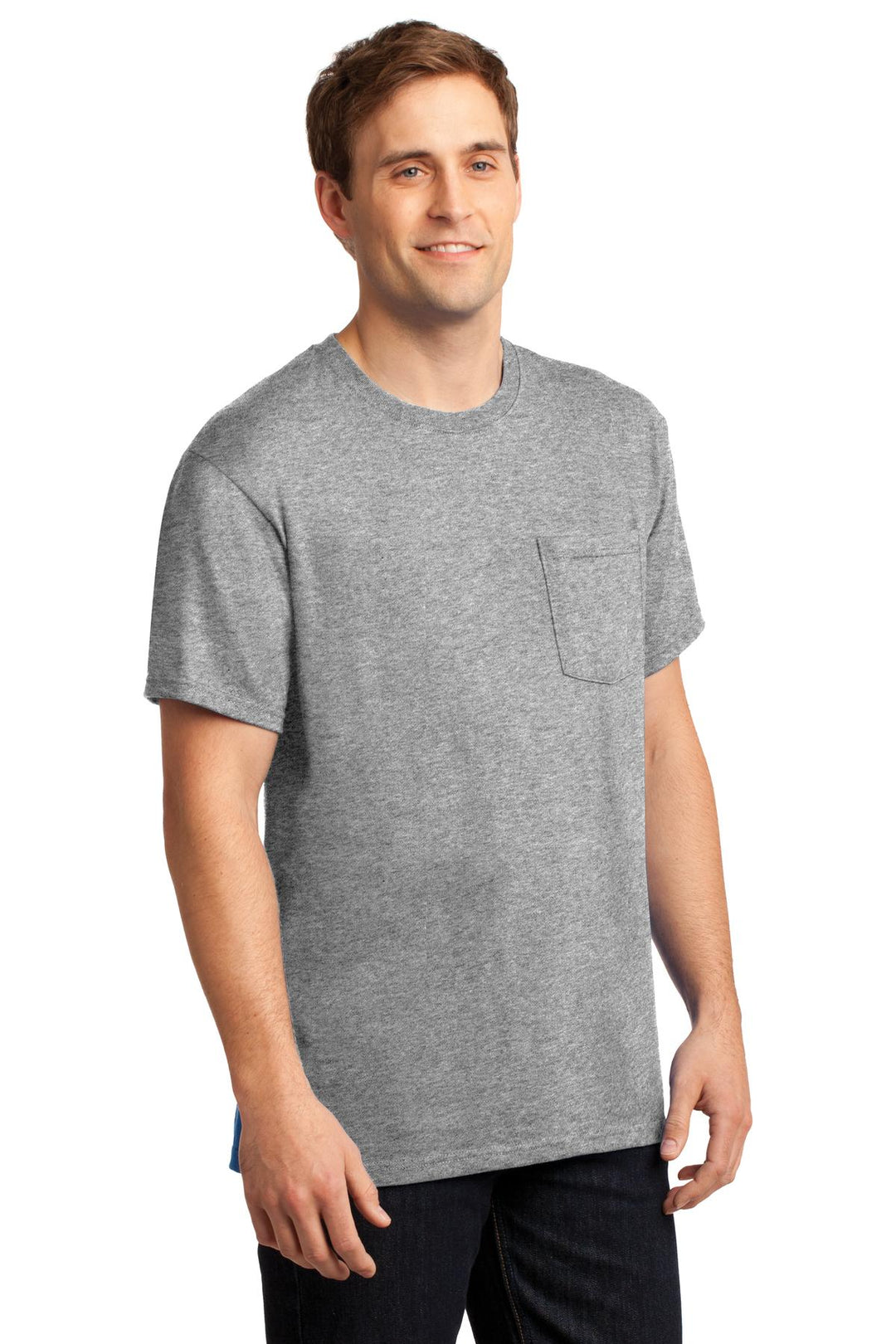 Oxford Jerzees - Dri-Power 50/50 Cotton/Poly Pocket T-Shirt. 29MP