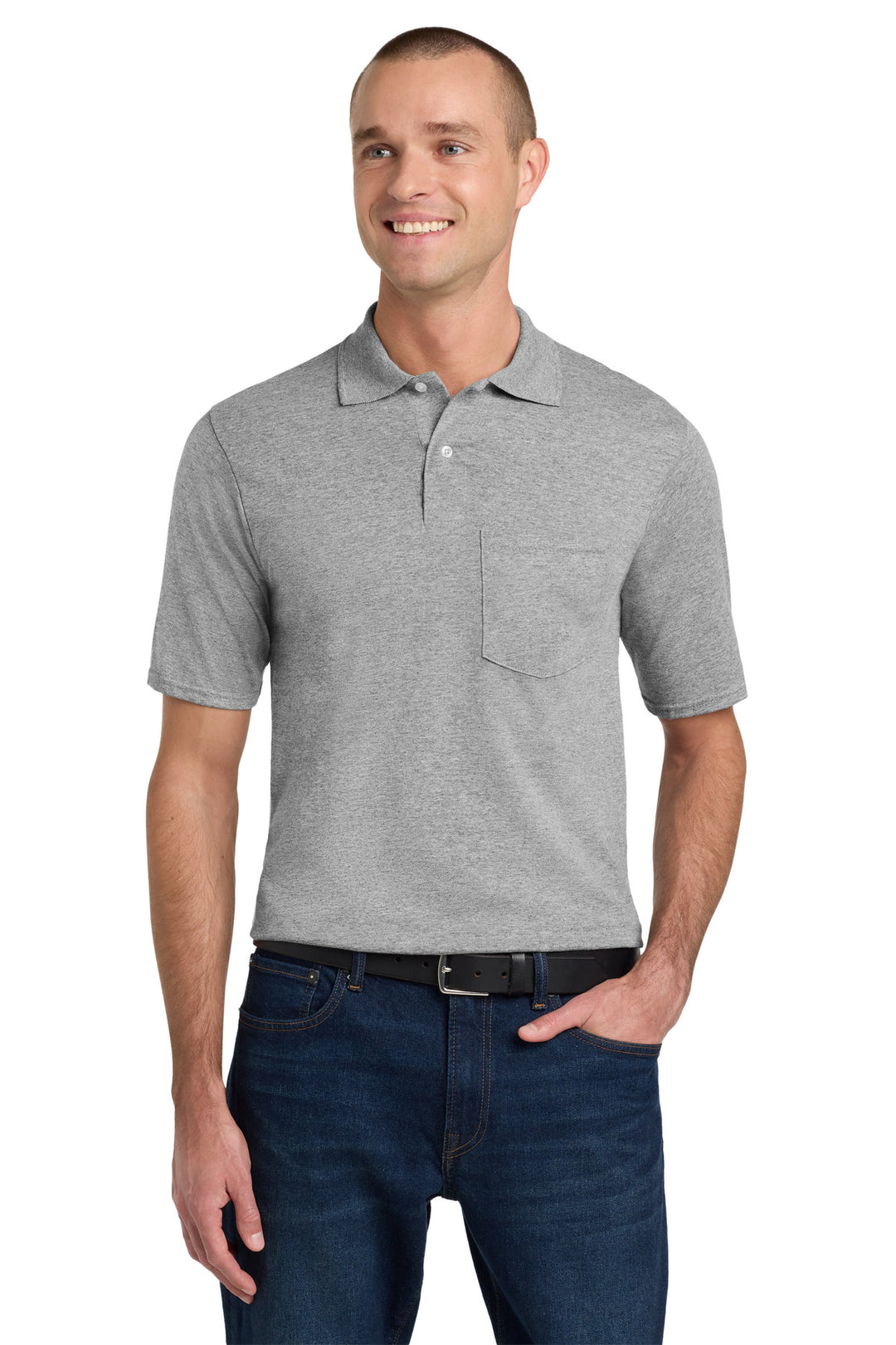 Oxford Jerzees Dri-Power Pocket Sport Shirt. 436MP