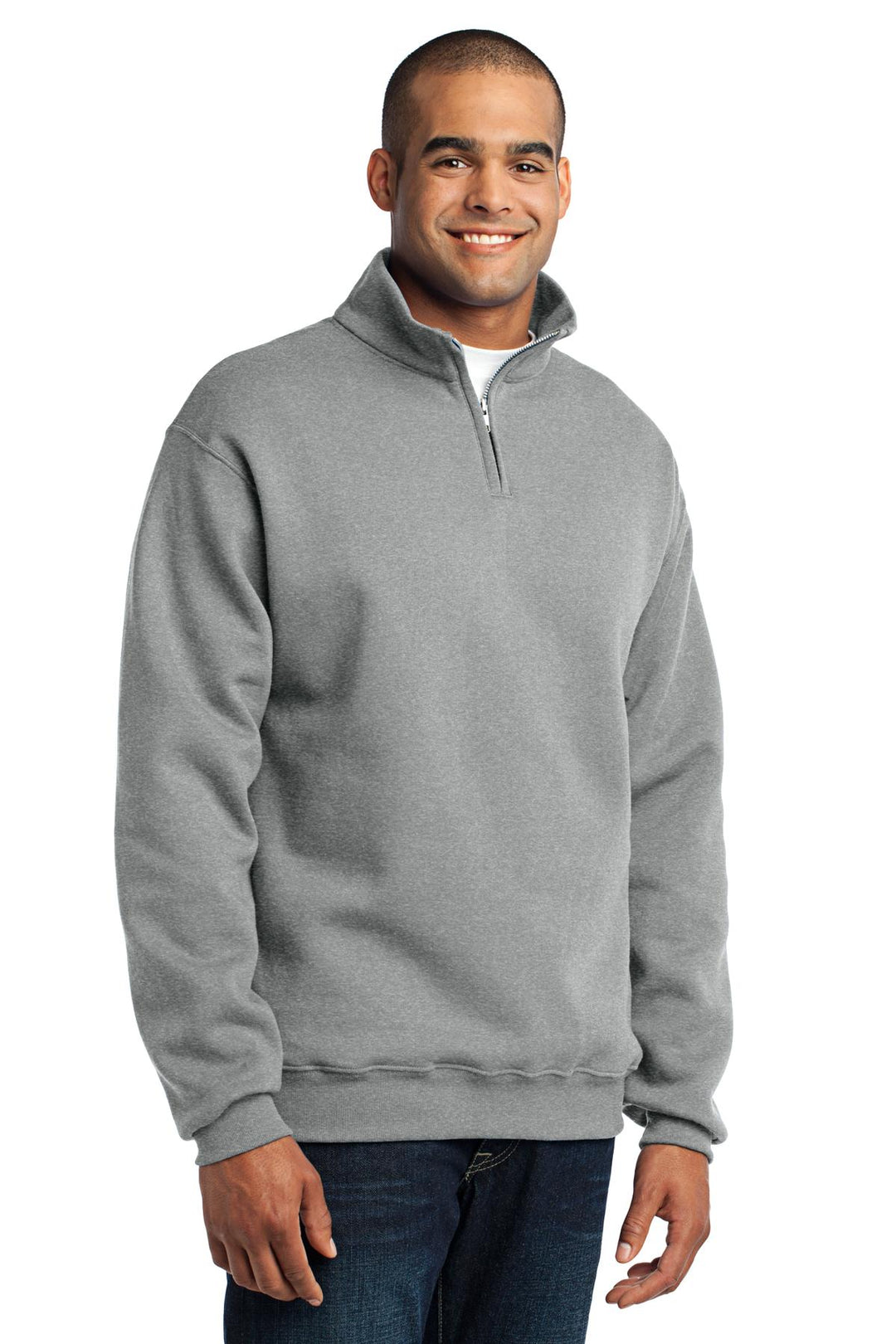 Oxford Jerzees - NuBlend 1/4-Zip Cadet Collar Sweatshirt. 995M