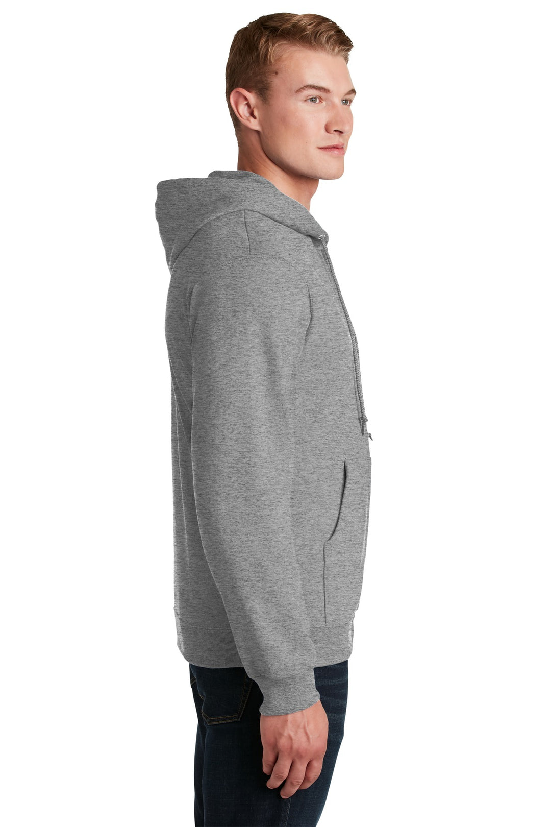 Oxford Jerzees - NuBlend Full-Zip Hooded Sweatshirt. 993M