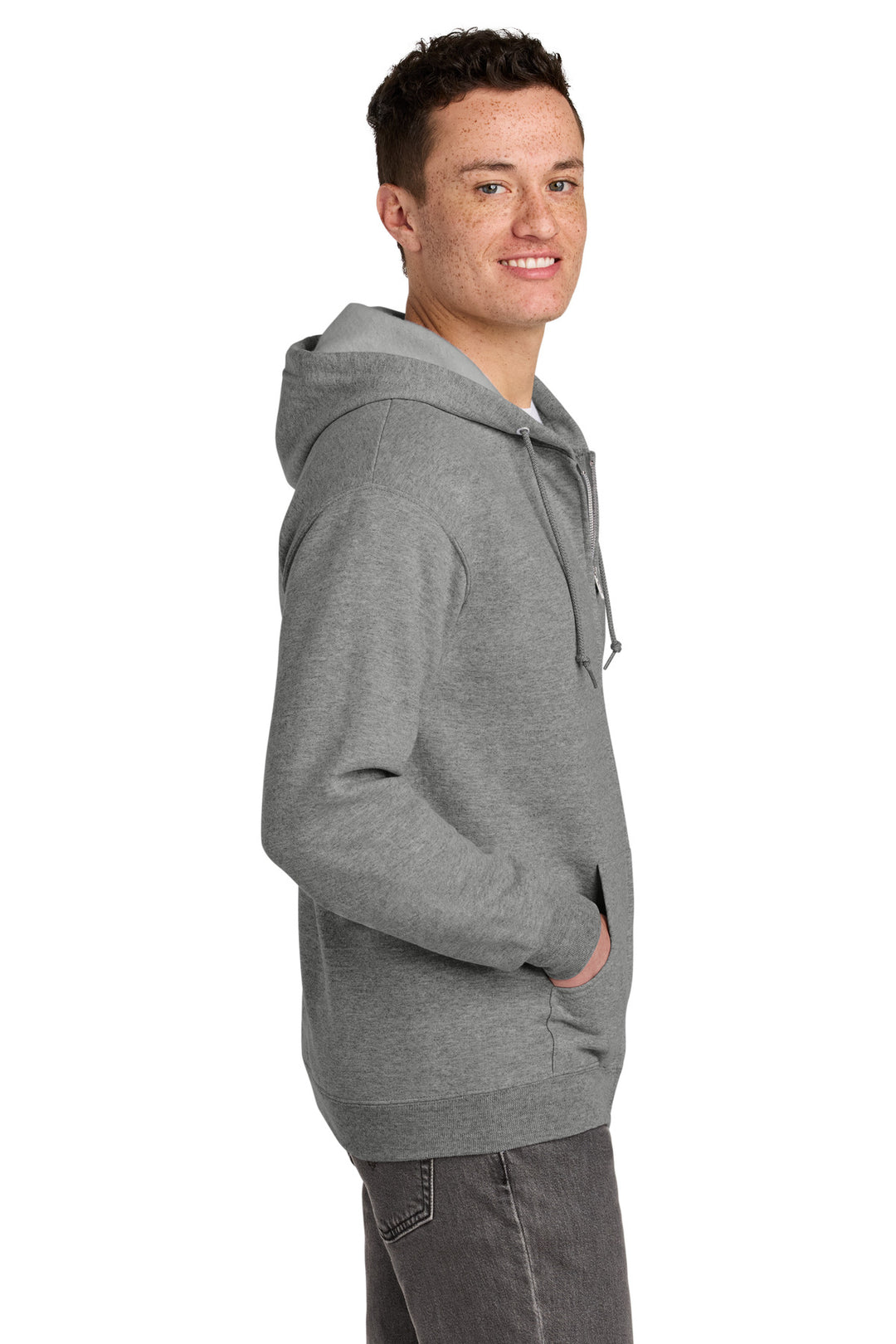Oxford Jerzees - NuBlend Full-Zip Hooded Sweatshirt. 993M