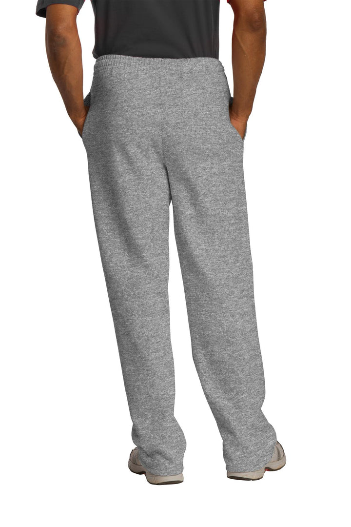 Oxford Jerzees NuBlend Open Bottom Pant with Pockets. 974MP