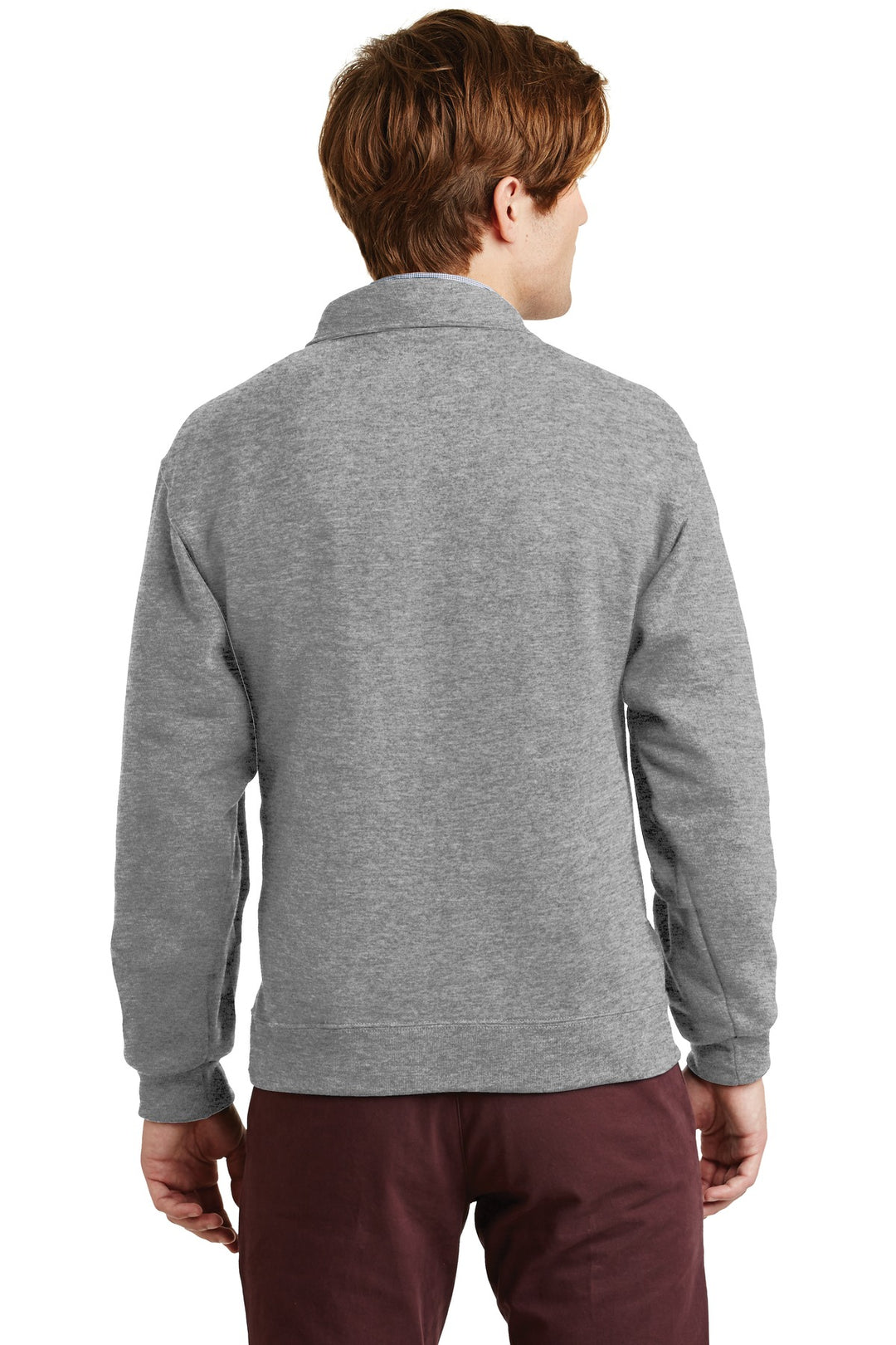 Oxford Jerzees Super Sweats NuBlend - 1/4-Zip Sweatshirt with Cadet Collar. 4528M