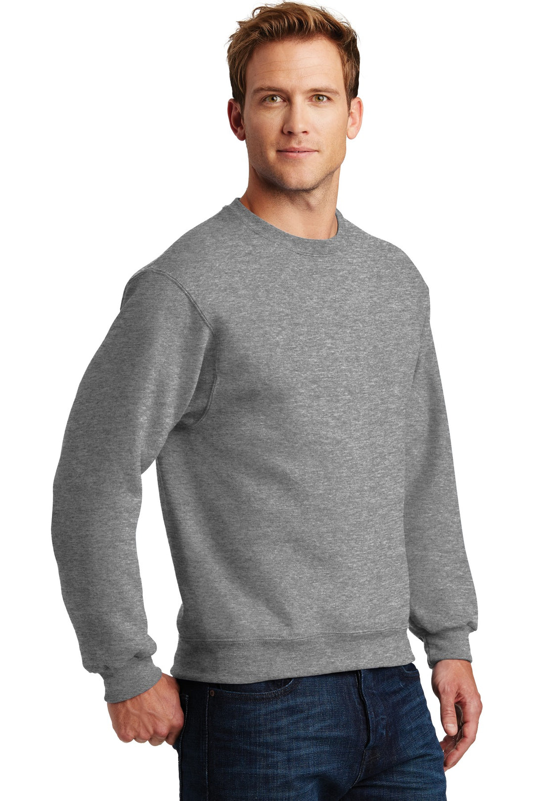 Oxford Jerzees Super Sweats NuBlend - Crewneck Sweatshirt. 4662M