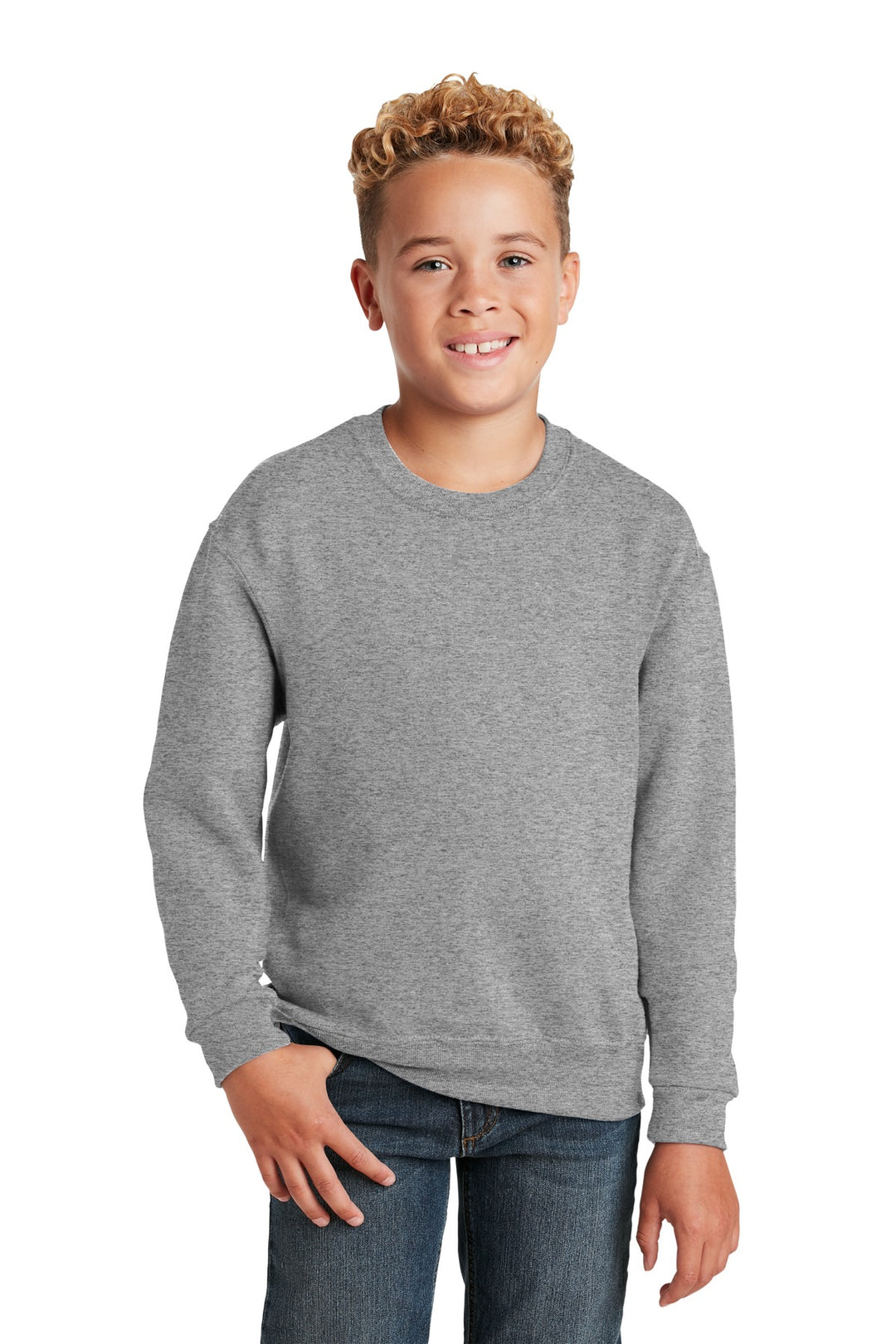 Oxford Jerzees - Youth NuBlend Crewneck Sweatshirt. 562B
