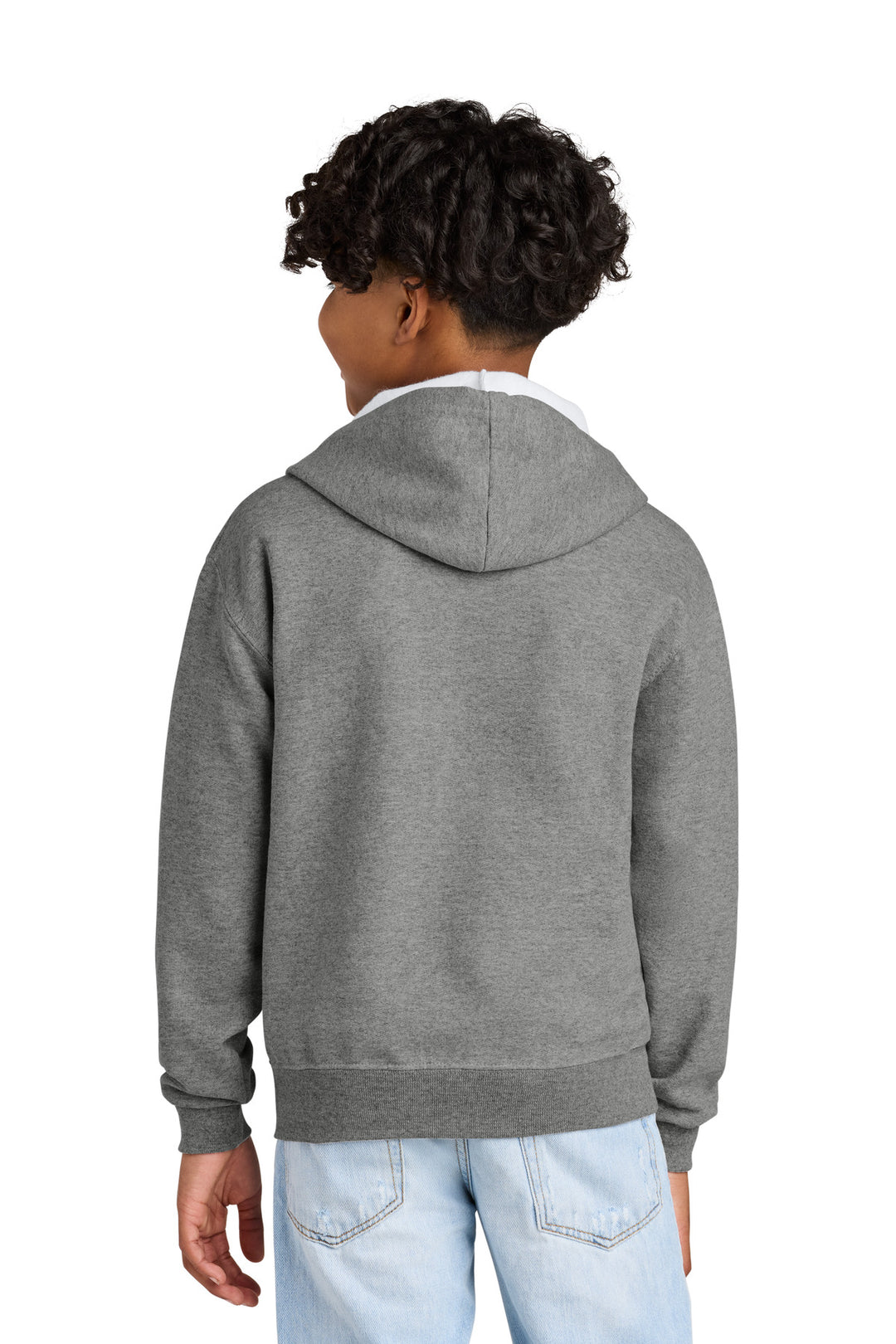 Oxford Jerzees - Youth NuBlend Full-Zip Hooded Sweatshirt. 993B