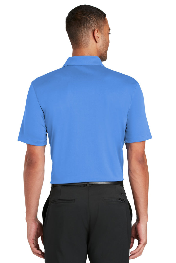 Pacific Blue Nike Dri-FIT Classic Fit Players Polo with Flat Knit Collar. 838956