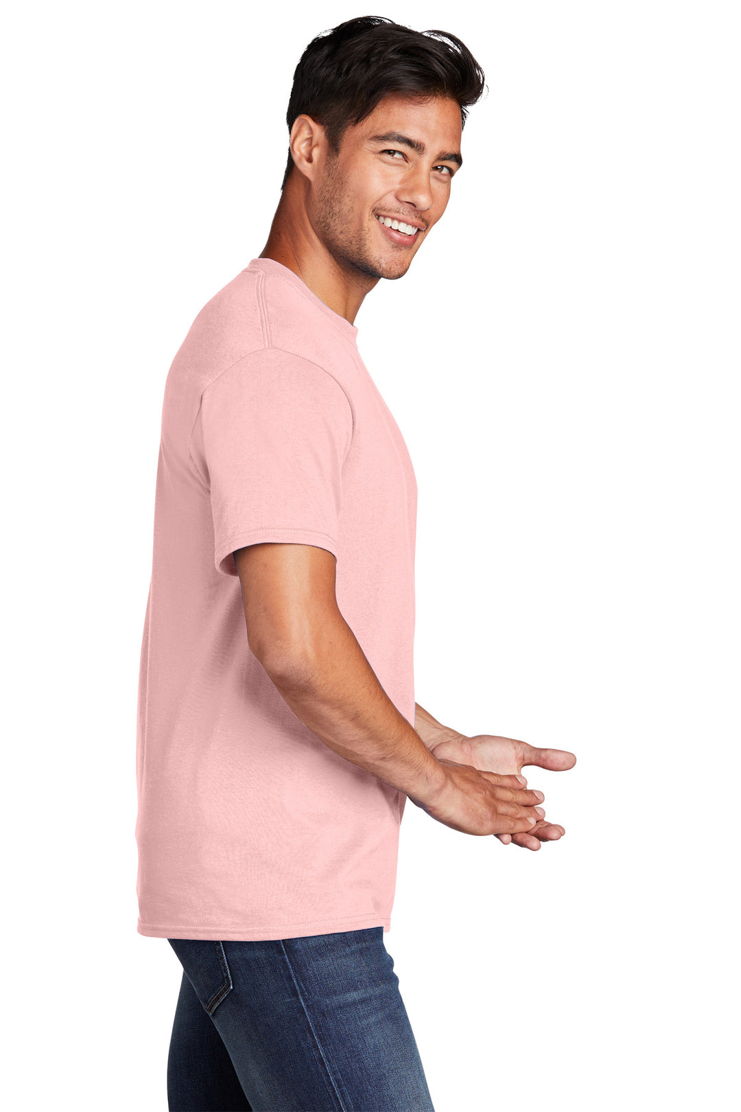 PaleBlush Port & Company - Core Cotton Tee. PC54