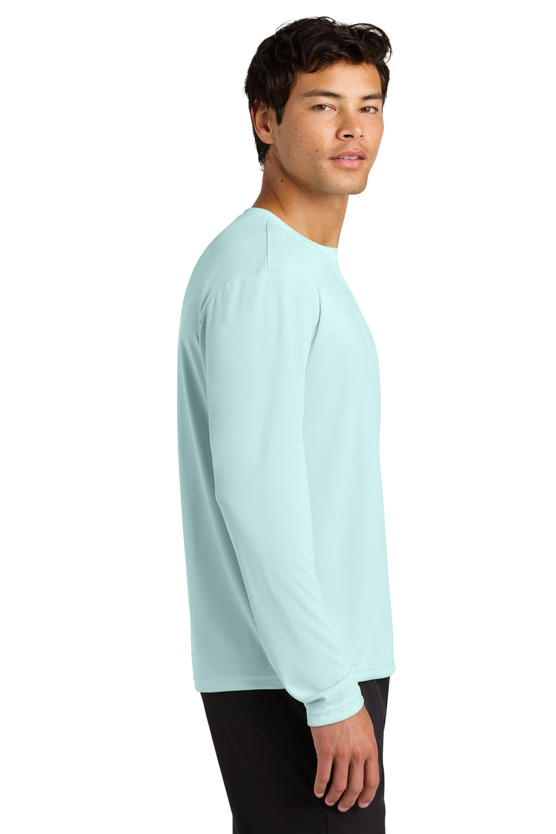 PastelBlue A4 Cooling Performance Long Sleeve Tee A4N3165