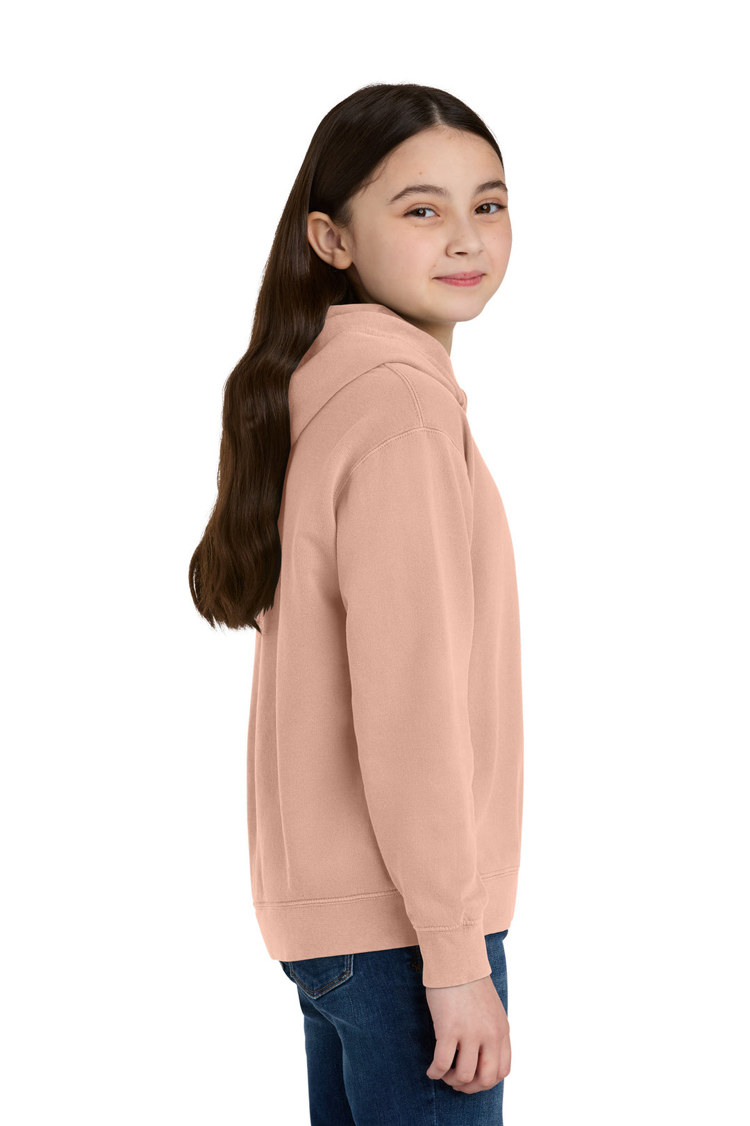 Peachy Comfort Colors Youth Lightweight Hooded Sweatshirt 1467Y