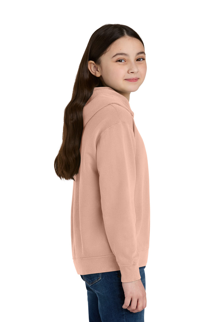 Peachy Comfort Colors Youth Lightweight Hooded Sweatshirt 1467Y