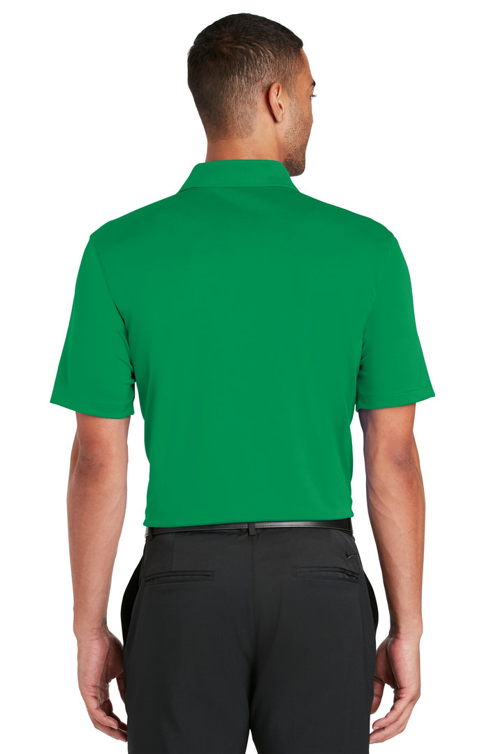 Pine Green Nike Dri-FIT Classic Fit Players Polo with Flat Knit Collar. 838956