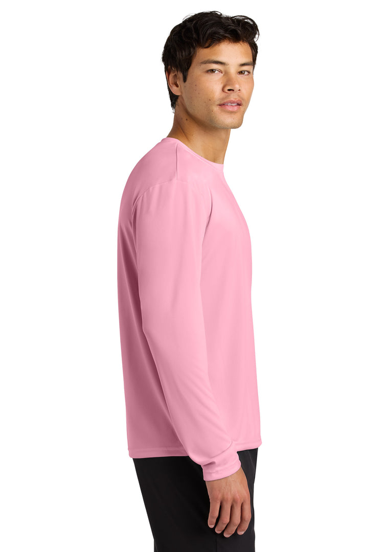 Pink A4 Cooling Performance Long Sleeve Tee A4N3165
