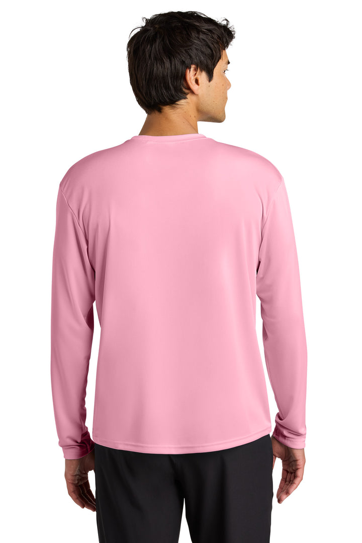 Pink A4 Cooling Performance Long Sleeve Tee A4N3165