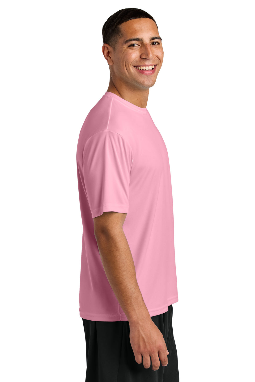 Pink A4 Cooling Performance Short Sleeve Tee A4N3142