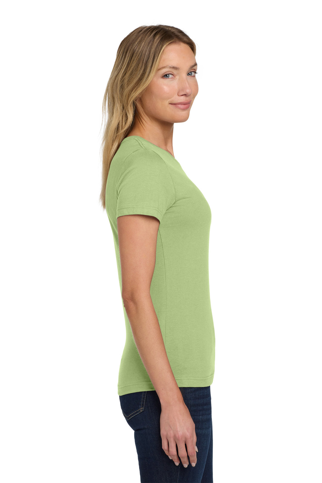 Pistachio Gildan Softstyle Women's T-Shirt. 64000L