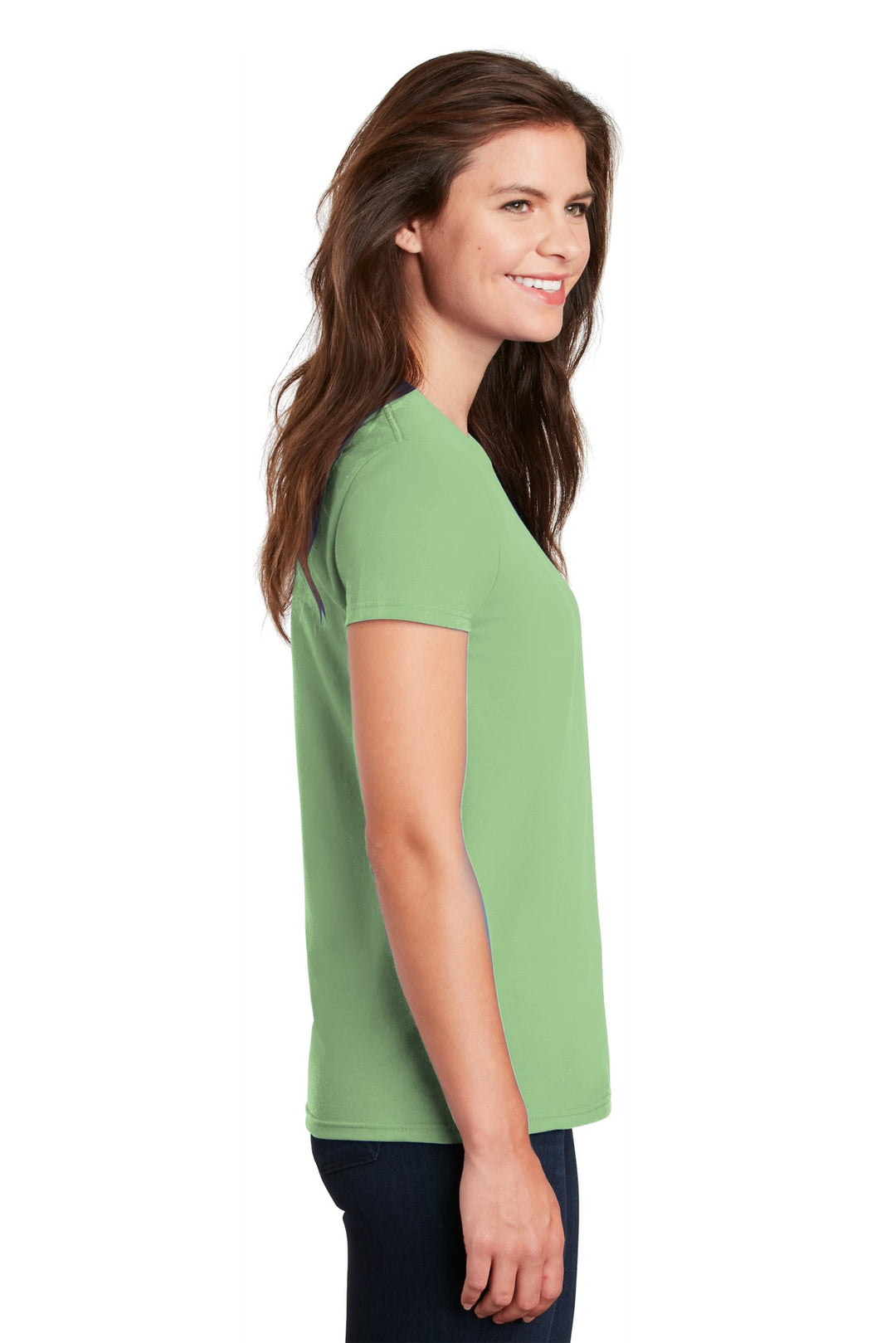 Pistachio Gildan Women's Ultra Cotton 100% US Cotton T-Shirt. 2000L