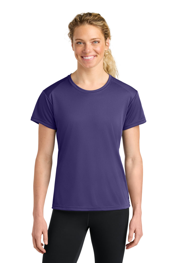 Purple A4 Women's Cooling Performance Short Sleeve Tee A4NW3201