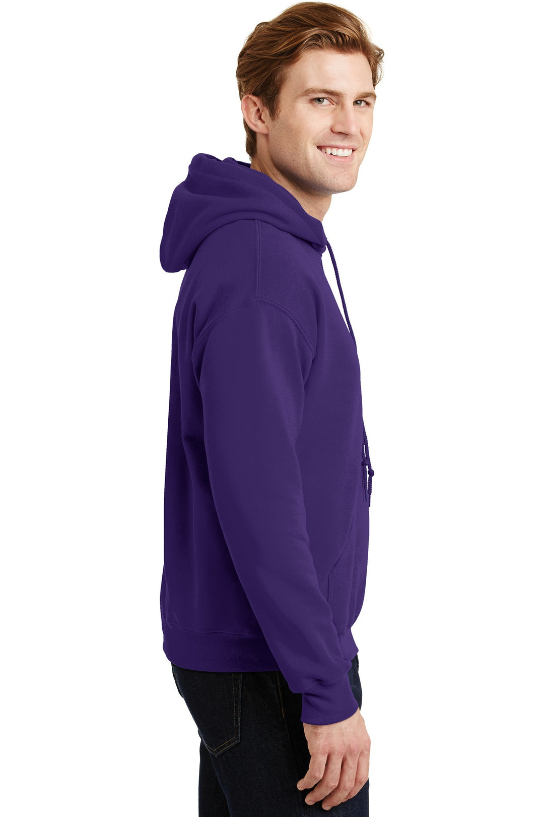 Purple Gildan - Heavy Blend Hooded Sweatshirt. 18500
