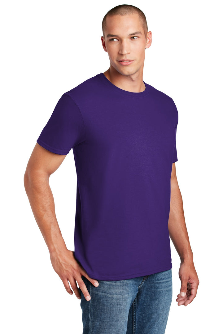 Purple Gildan Softstyle T-Shirt. 64000