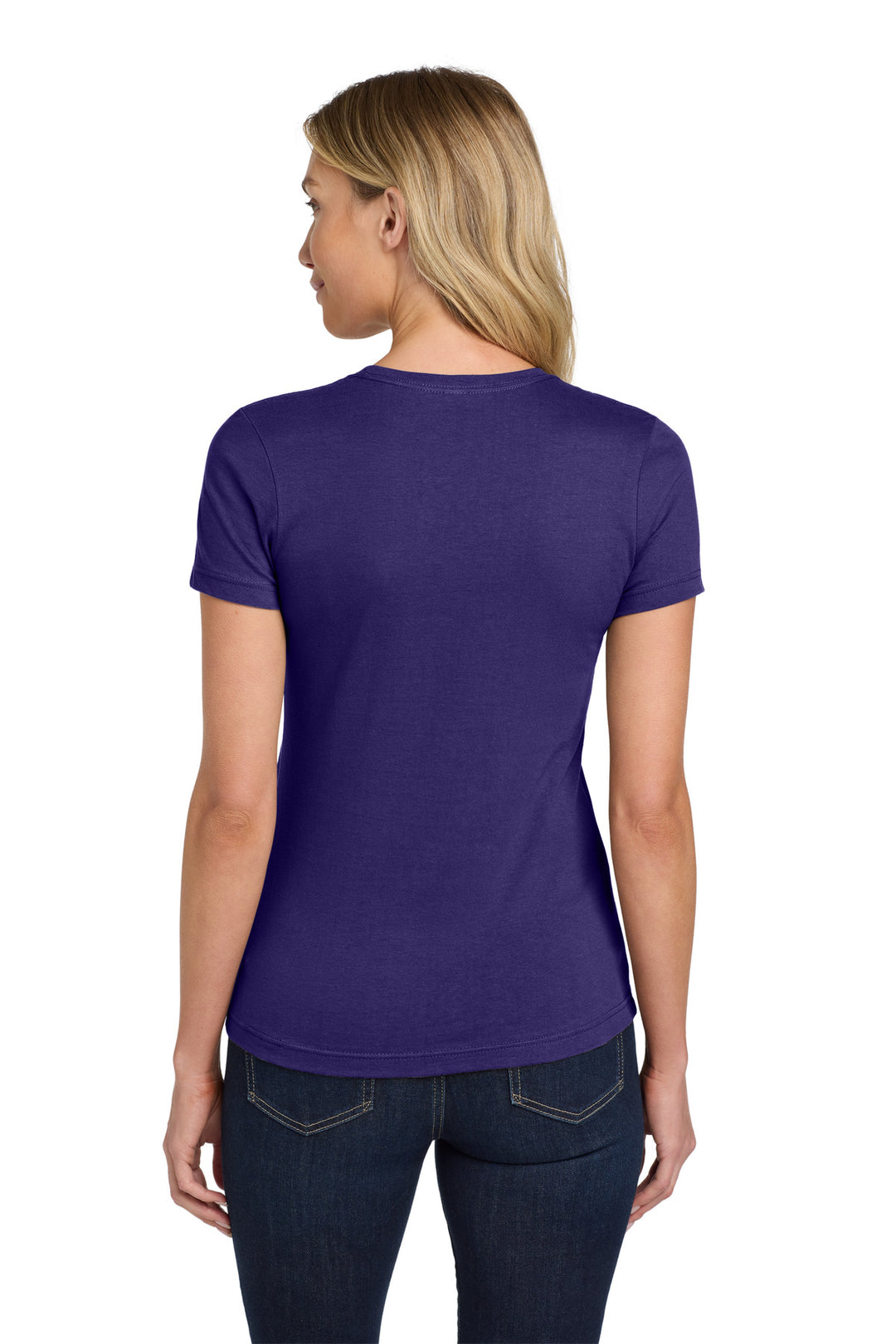 Purple Gildan Softstyle Women's T-Shirt. 64000L