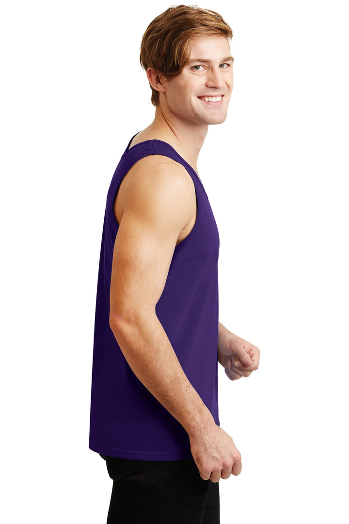 Purple Gildan - Ultra Cotton 100% US Cotton Tank Top. 2200