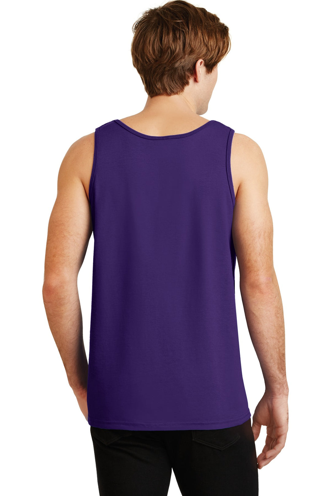 Purple Gildan - Ultra Cotton 100% US Cotton Tank Top. 2200