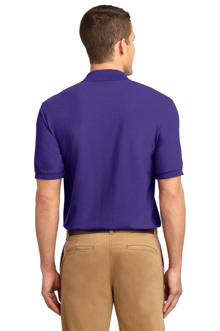 Purple Port Authority Silk Touch Polo K500