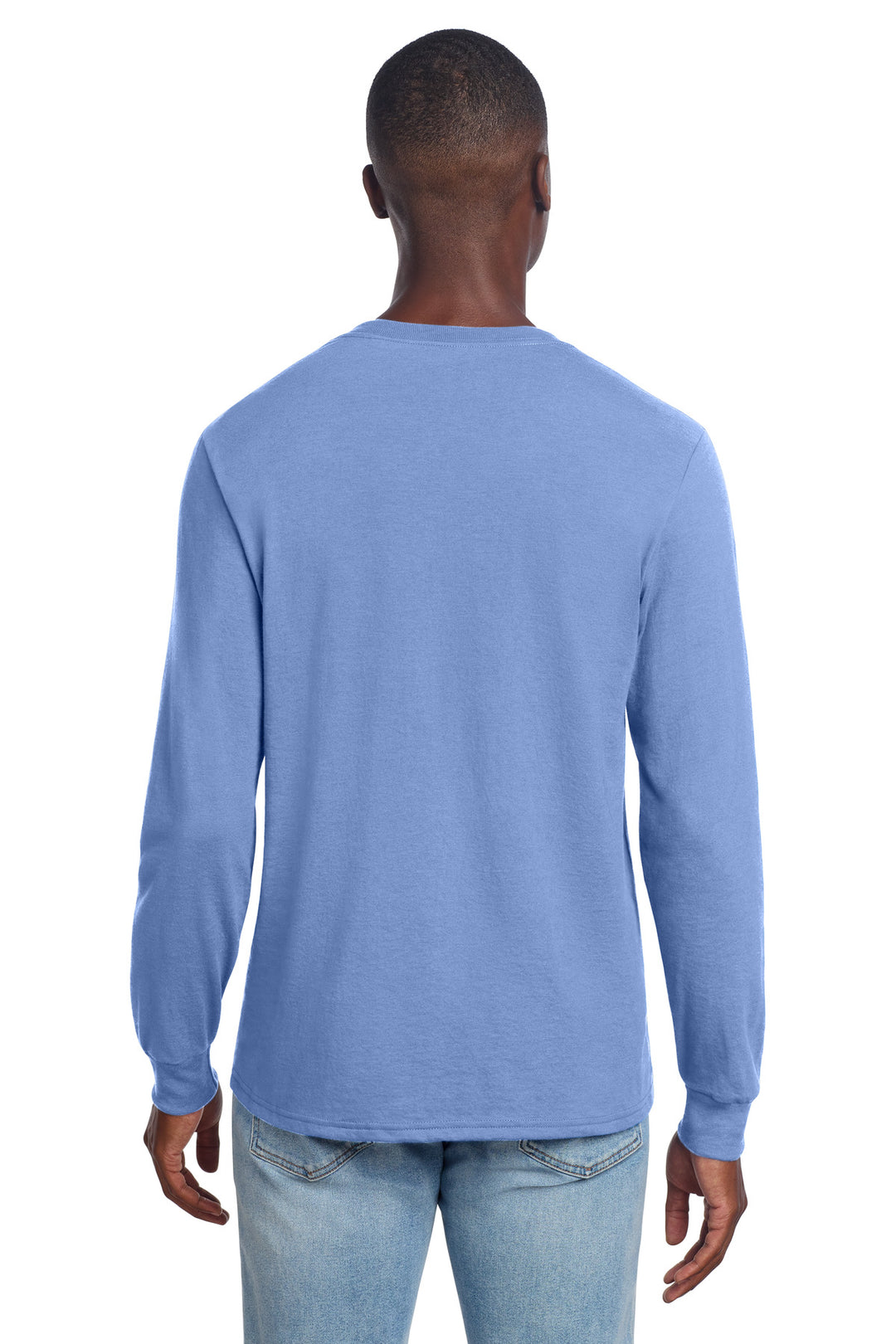 PurpleIris Jerzees Premium Blend Ring Spun Long Sleeve T-Shirt 560LS