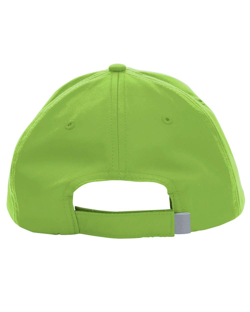 Rear View of Acid Green Pitch Performance Cap - CE001