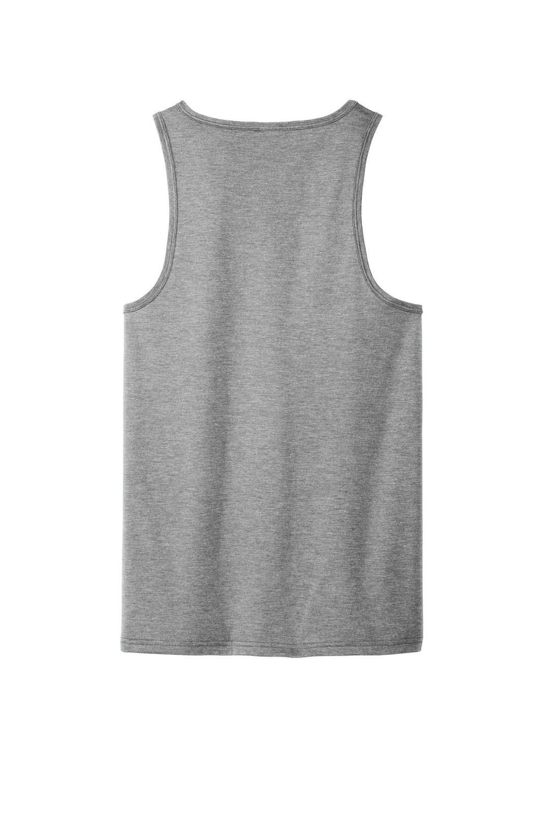 Rear View of AlumGrey Allmade Unisex Tri-Blend Tank AL2019