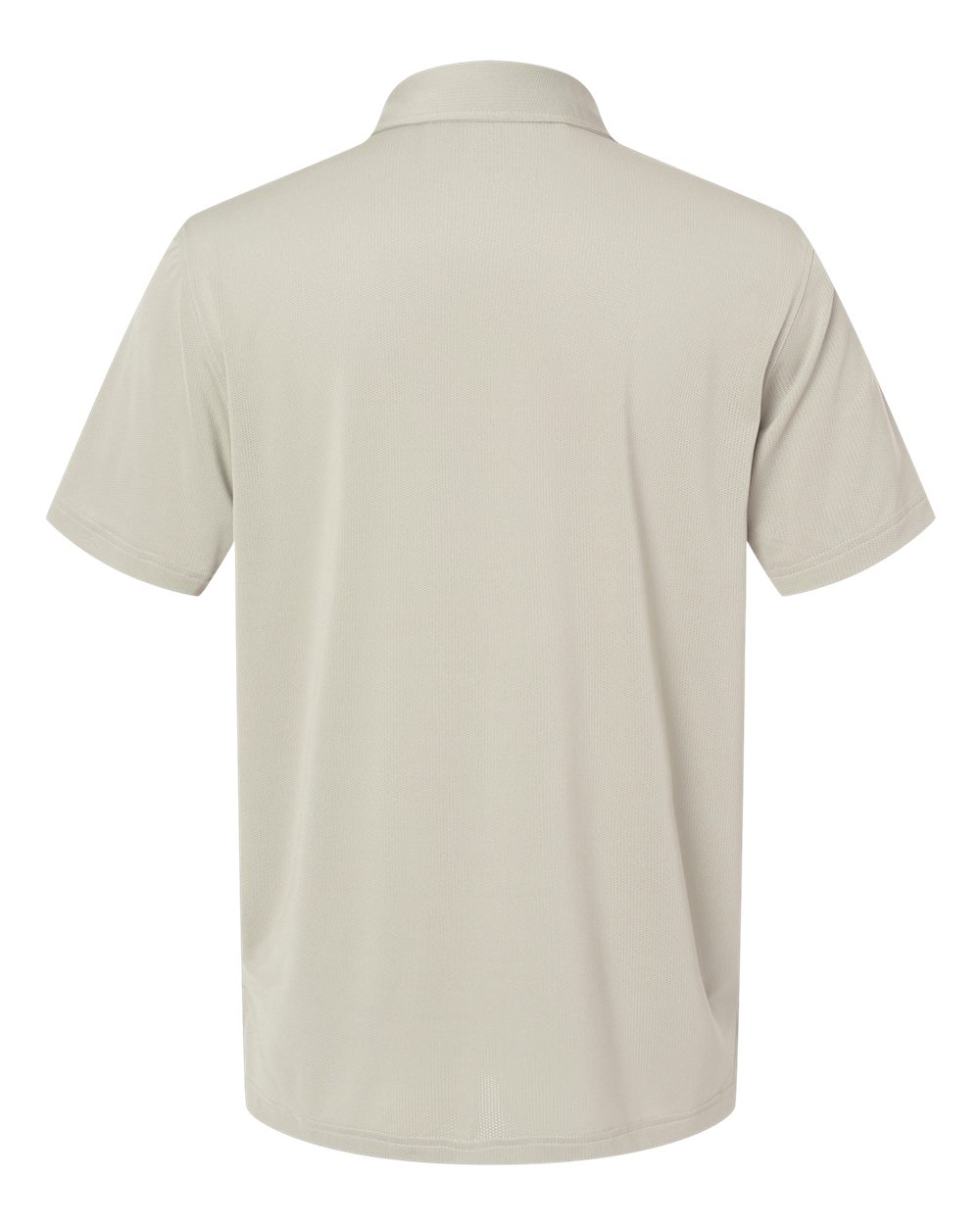 Rear View of Alumina Button Down Short Sleeve Shirt - A595