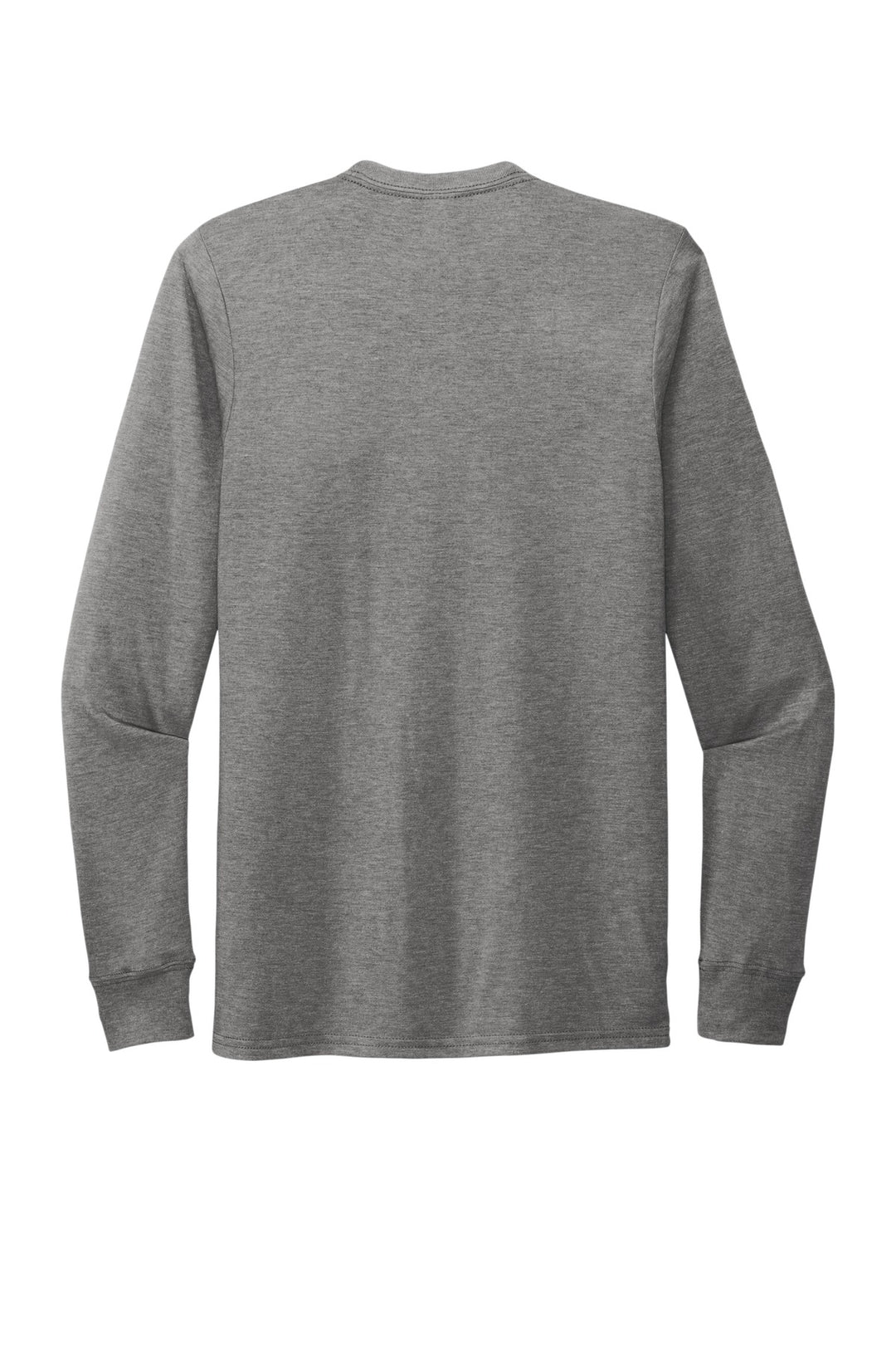 Rear View of Aluminum Grey Allmade Unisex Tri-Blend Long Sleeve Tee AL6004