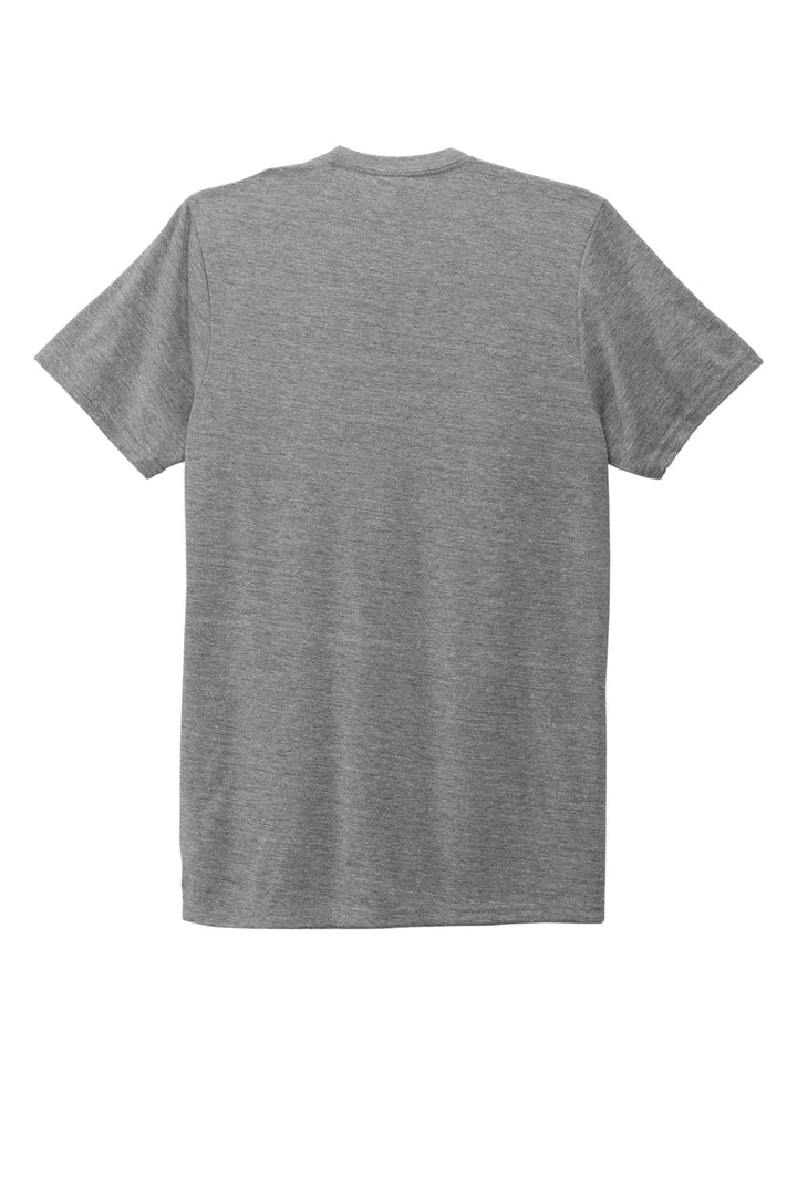 Rear View of Aluminum Grey Allmade Unisex Tri-Blend Tee AL2004