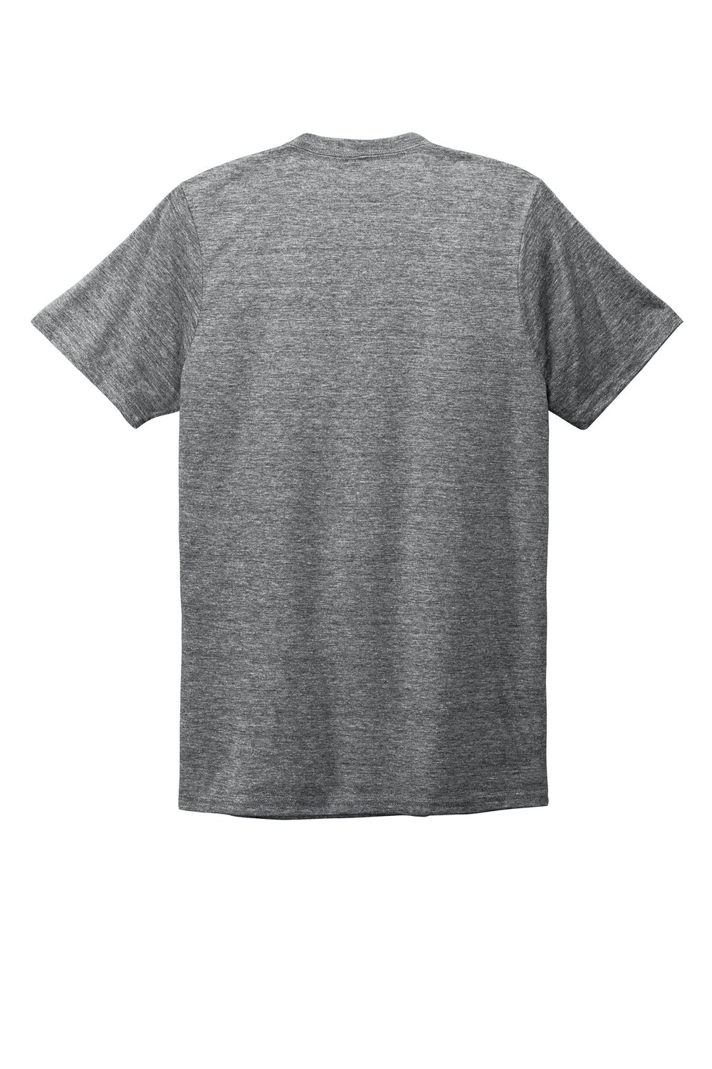 Rear View of Aluminum Grey Allmade Unisex Tri-Blend V-Neck Tee AL2014