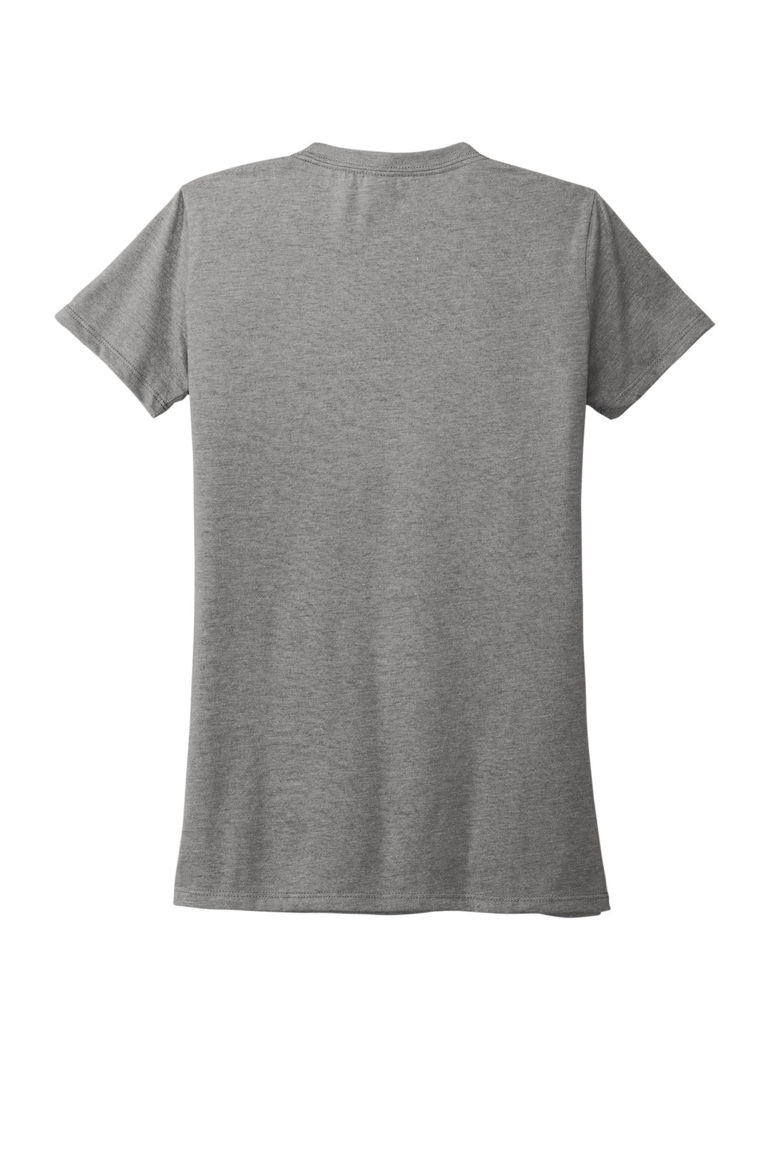 Rear View of Aluminum Grey Allmade Women's Tri-Blend Tee AL2008