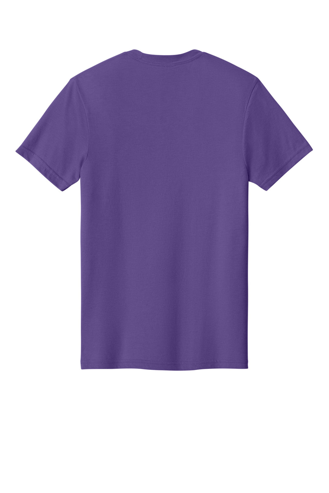 Rear View of Amethyst Gildan Softstyle CVC Tee 64000CVC