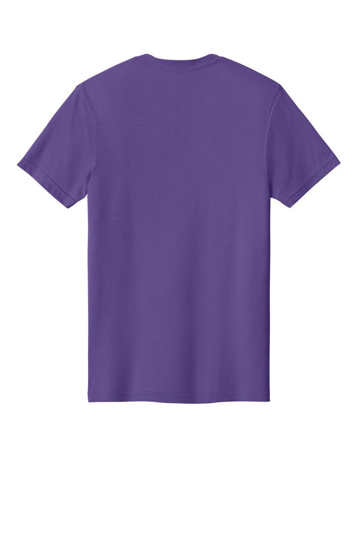 Rear View of Amethyst Gildan Softstyle CVC Tee 64000CVC