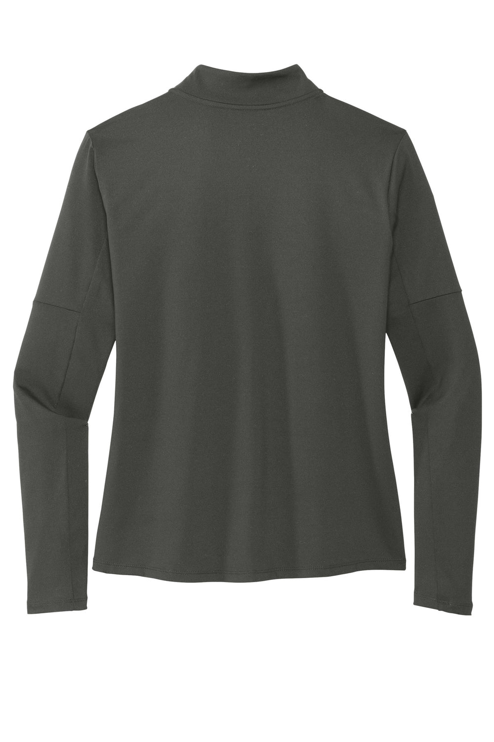 Rear View of Anthracite Nike Women's Dri-FIT Element 1/2-Zip Top NKDH4951