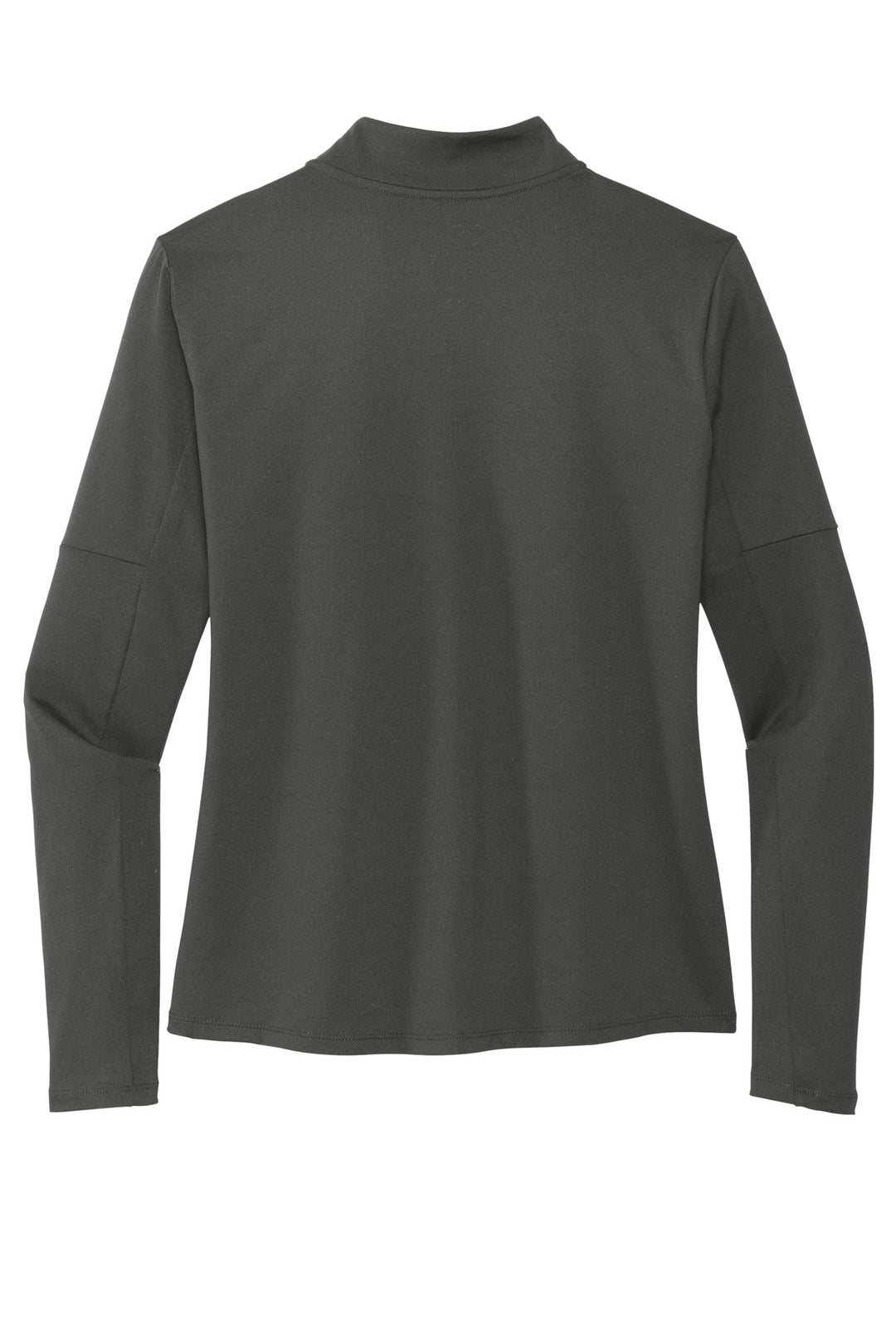 Rear View of Anthracite Nike Women's Dri-FIT Element 1/2-Zip Top NKDH4951