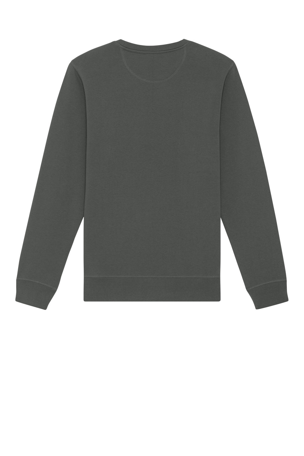 Rear View of Anthracite Stanley/Stella Unisex Roller Crewneck Sweatshirt SXU010