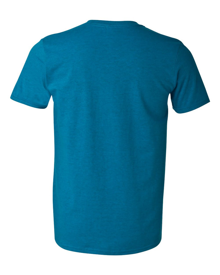 Rear View of Antique Sapphire Softstyle® T-Shirt - 64000