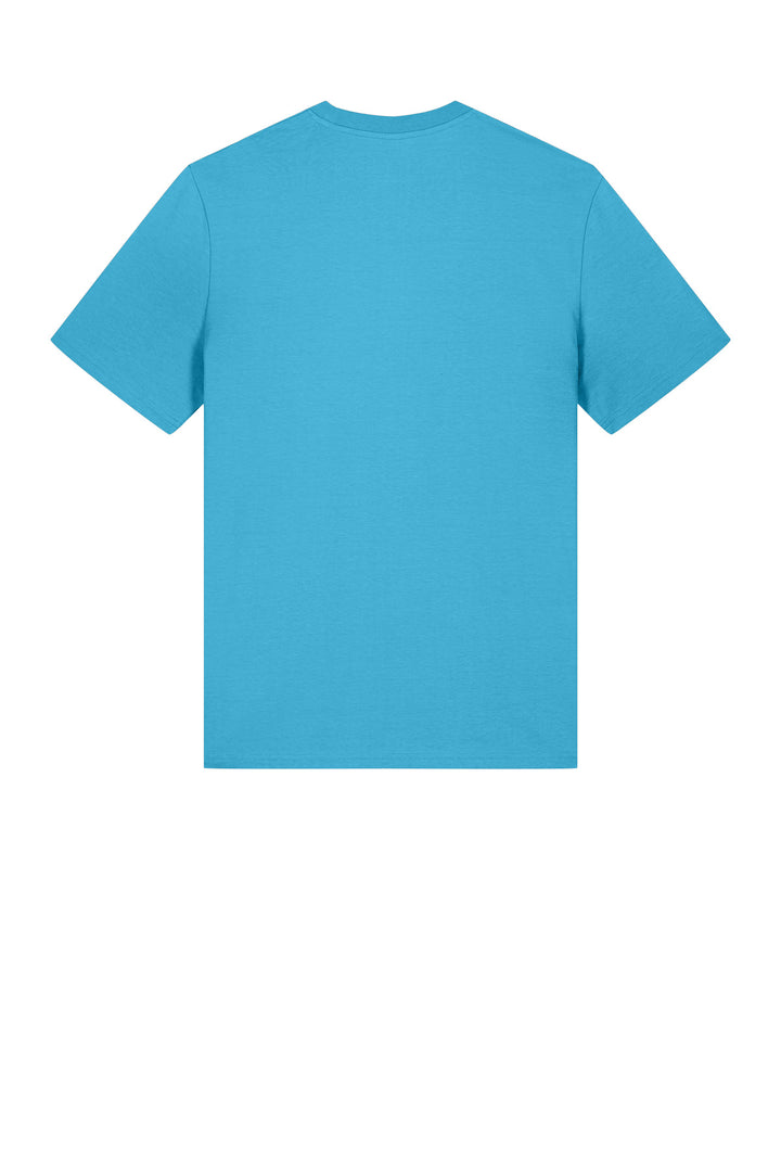 Rear View of AquaBlue Stanley/Stella Unisex Creator 2.0 Tee SXU001
