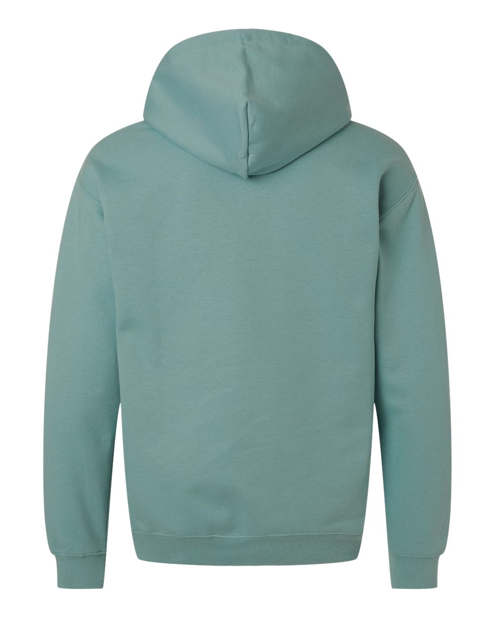 Rear View of Aquatic Softstyle® Midweight Hooded Sweatshirt - SF500
