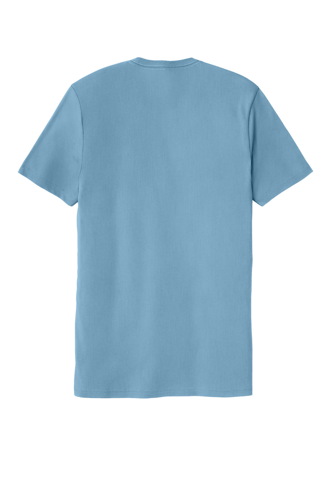 Rear View of ArcticBlue Allmade Unisex Organic Cotton Tee. AL2100