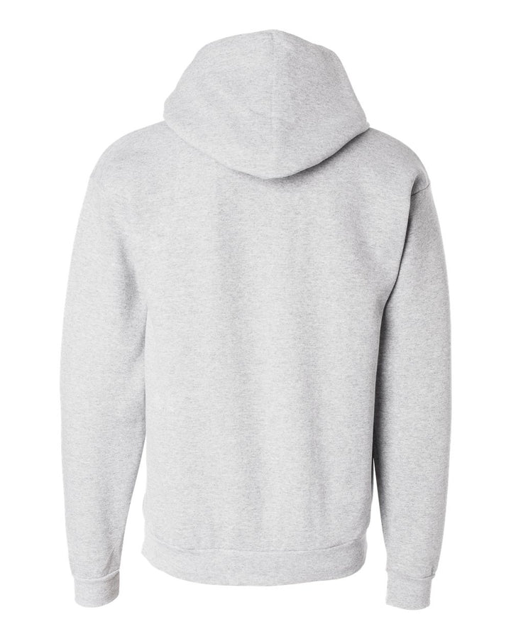 Rear View of Ash Ecosmart® Hooded Sweatshirt - P170