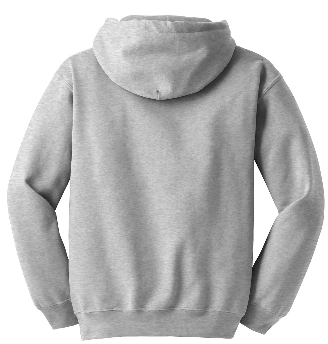 Rear View of Ash Gildan - DryBlend Pullover Hooded Sweatshirt. 12500