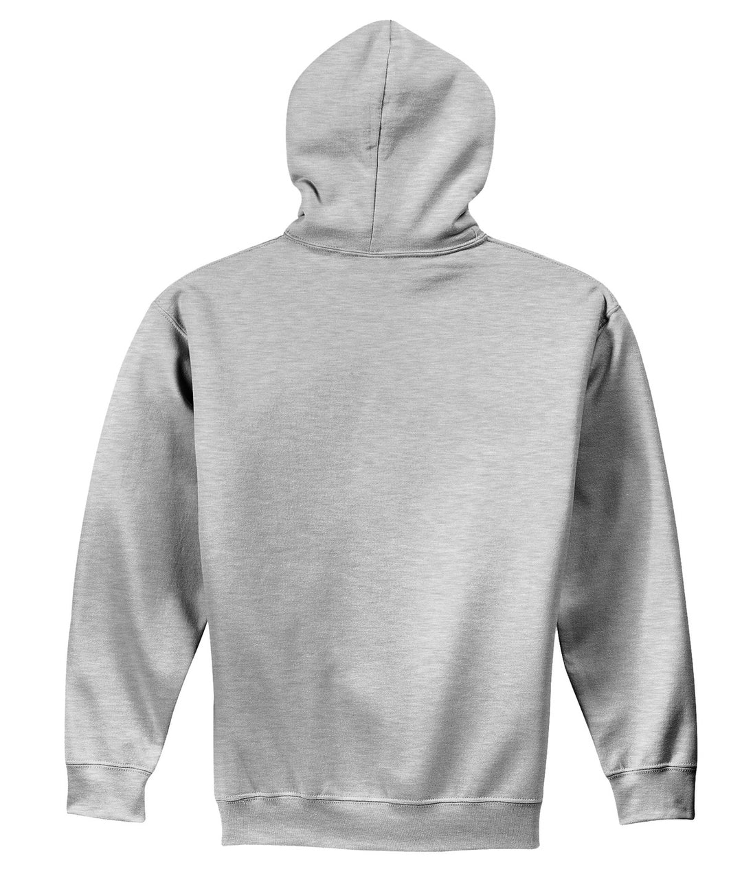 Rear View of Ash Gildan - Heavy Blend Hooded Sweatshirt. 18500